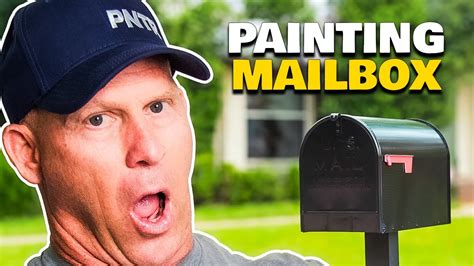 paint metal box|how to paint mailboxes.